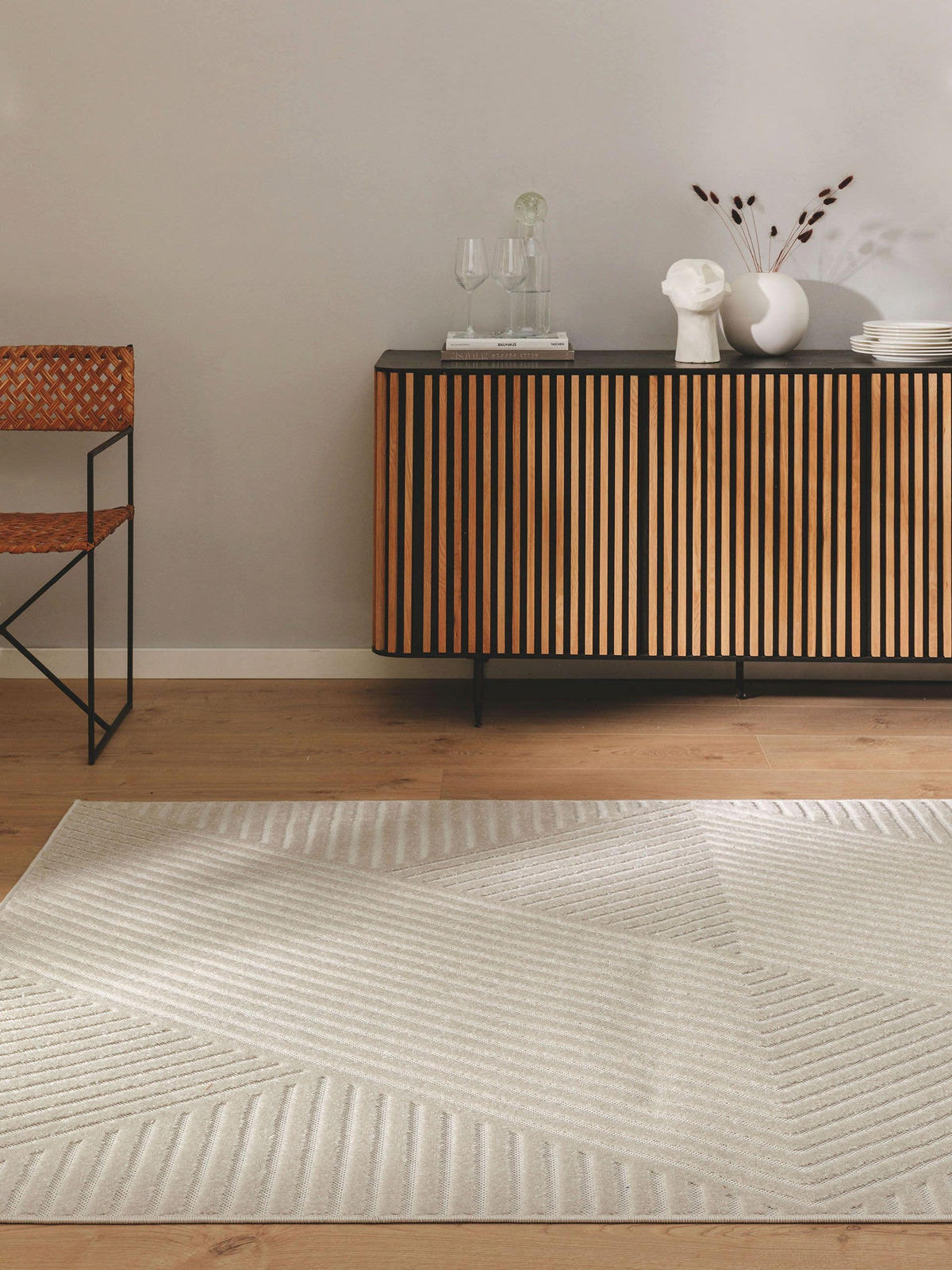 OUTDOORTEPPICH Mars Cream 120x170 cm - Creme, Textil (120/170cm) - benuta Pop