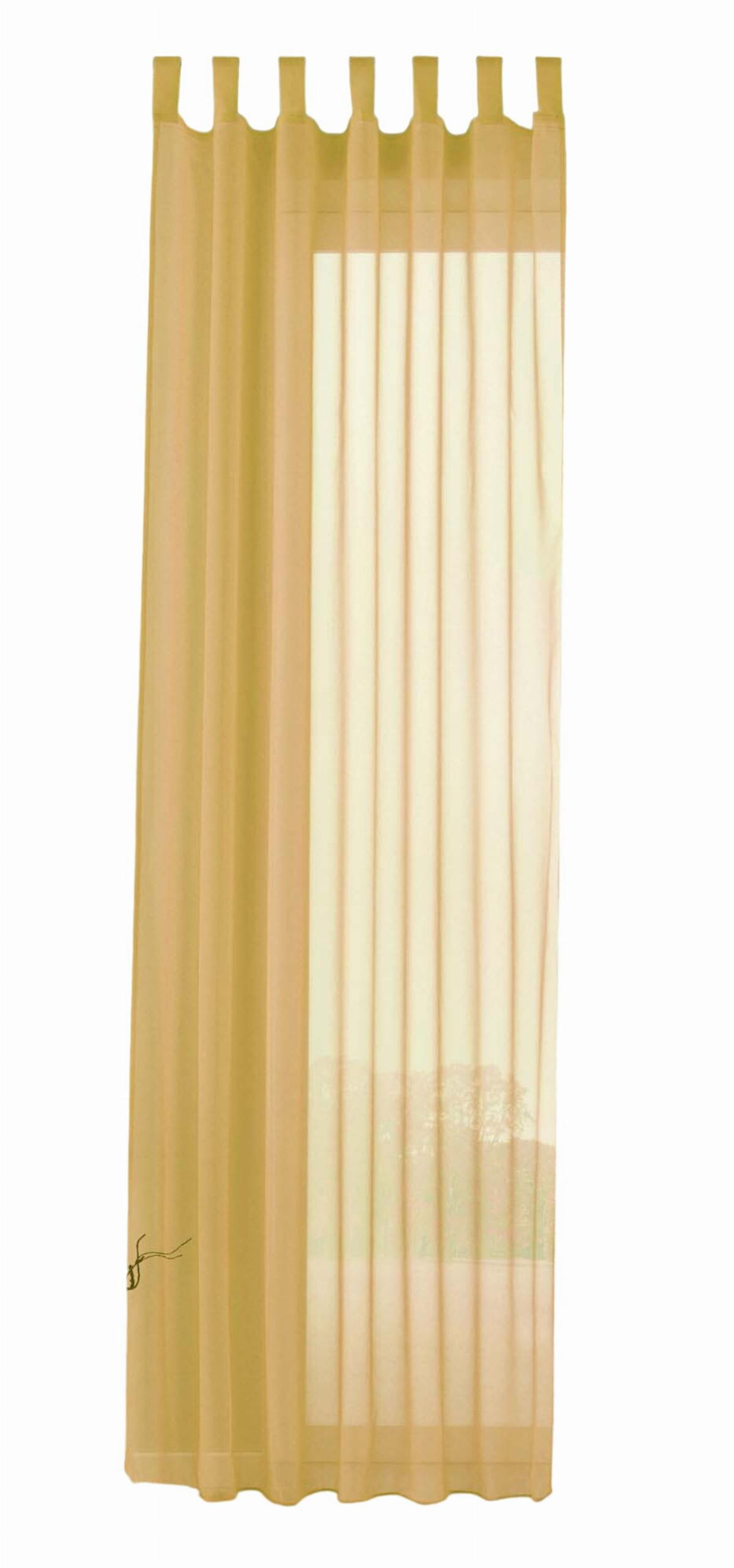 SCHLAUFENSCHAL PULA HxB 245x140 cm Gelb - Gelb, Textil (140/245cm) - Gardinenbox