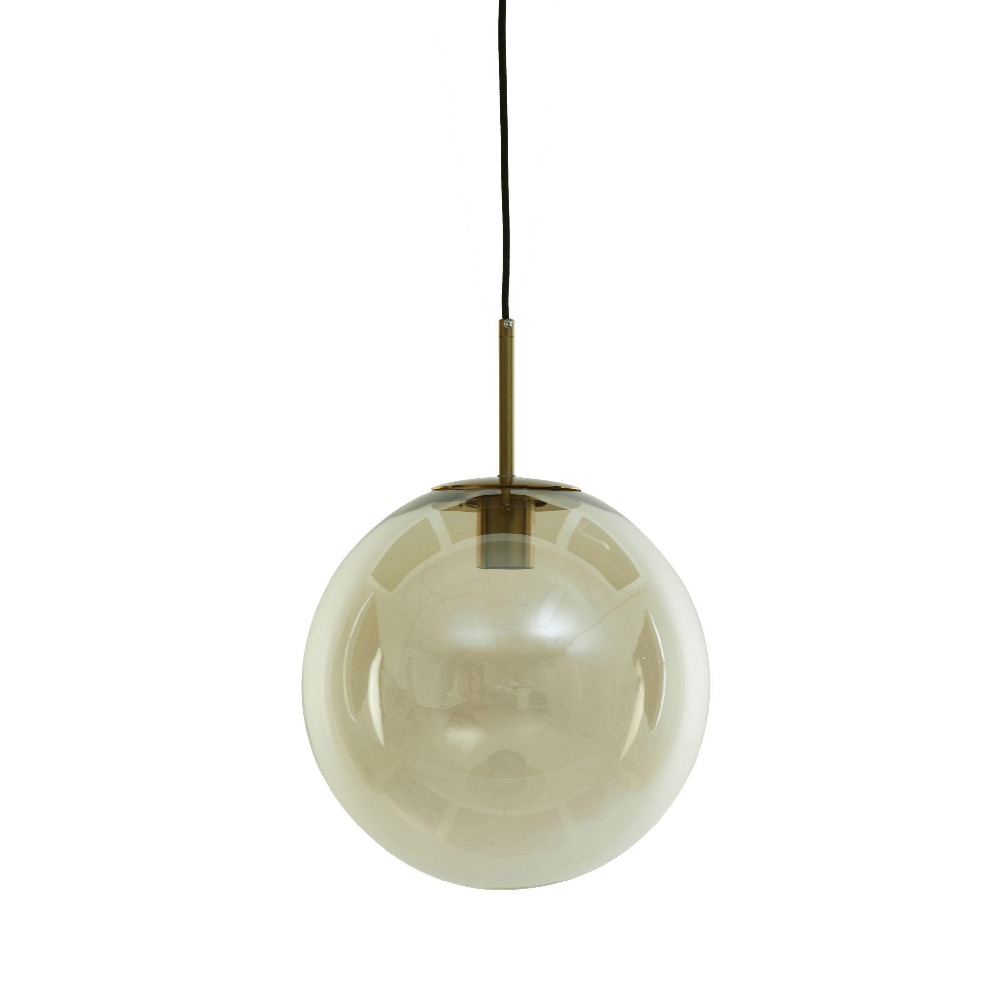 HÄNGELAMPE Medina Gold Ø40/40 cm - Goldfarben, Glas (40/40/40cm) - Light & Living