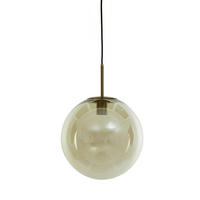 HÄNGELAMPE Medina Gold Ø40/40 cm - Goldfarben, Glas (40/40/40cm) - Light & Living