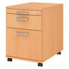 ROLLCONTAINER - mit Hängeregistratur 58/42,8/59 cm in Buchefarben Chromgriff (Metall) - Buchefarben, Holzwerkstoff (42.8/59/58cm) - bümö