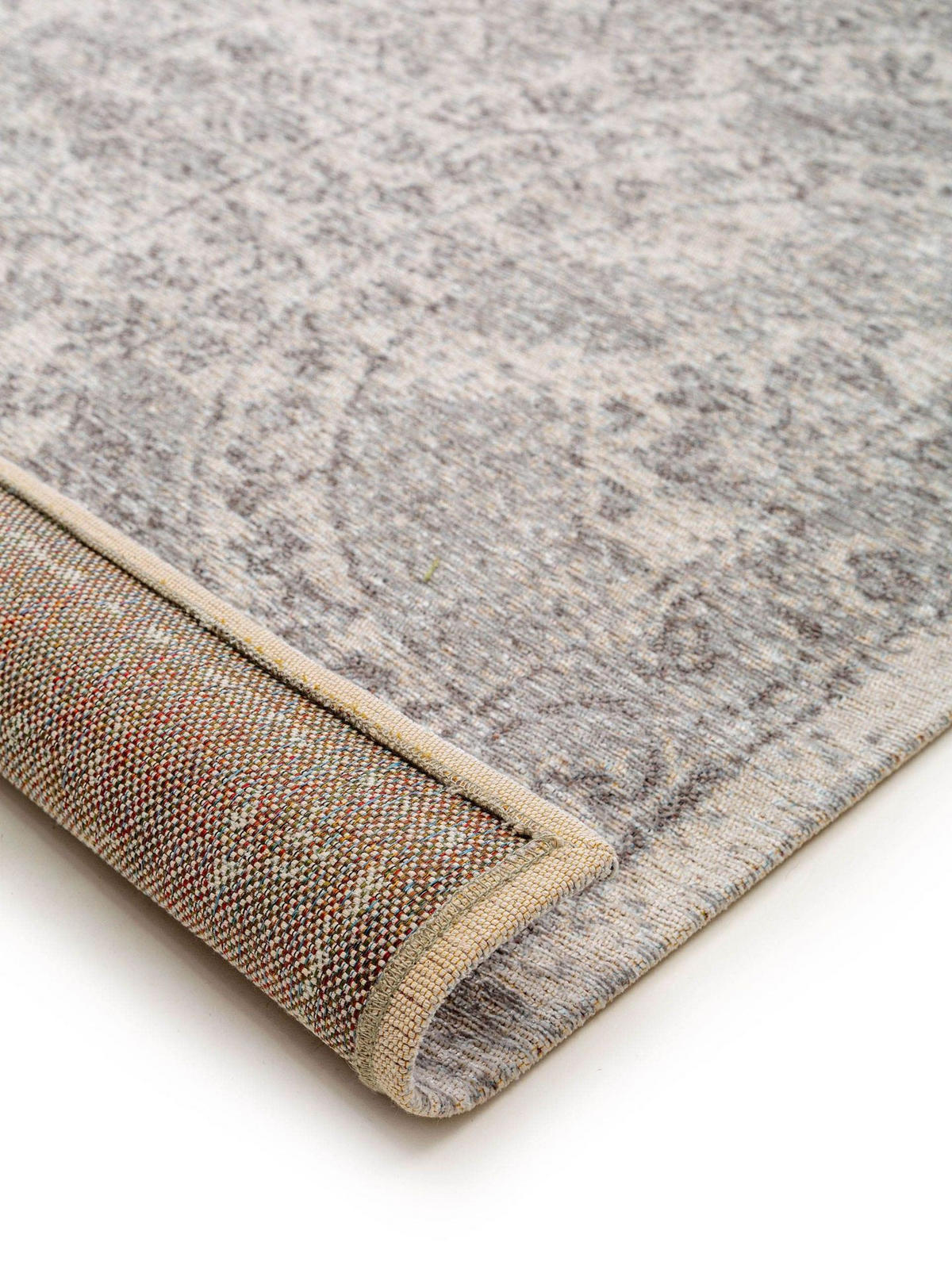TEPPICH Flachgewebeteppich Tosca Grau - Grau, Kunststoff/Textil (75/1cm) - KUNSTLOFT