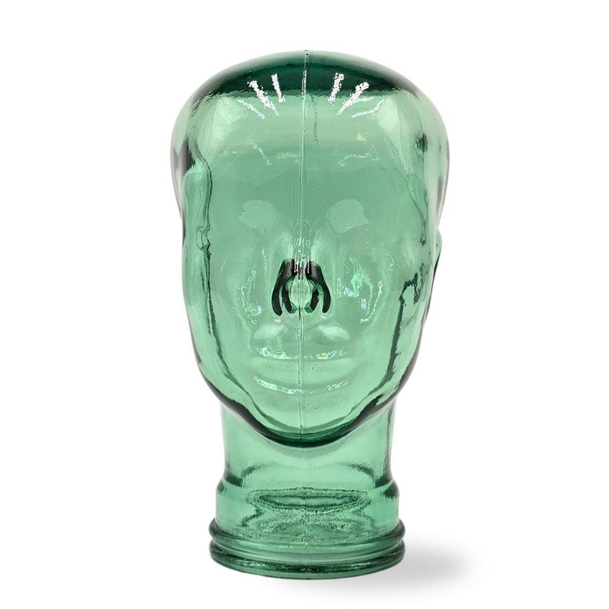 KOPFHÖRERSTÄNDER MICK Glas T03 grün - Grün, Glas (21/29/21cm) - DESIGN DELIGHTS