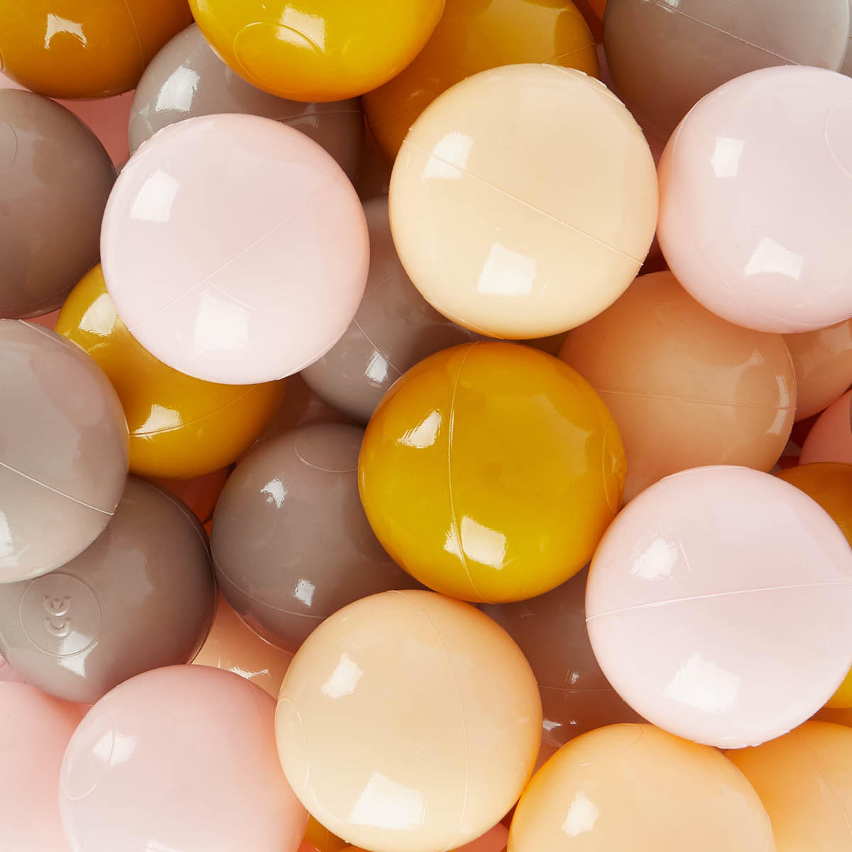 BÄLLE für Bälldebad 100 Stück Sunrise - Multicolor, Kunststoff (35/20cm) - Bieco Spielwaren