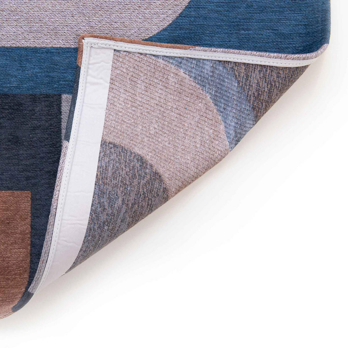 TEPPICH Camel Blue Nuance Module 80/250 cm - Blau, Kunststoff/Textil (80/250cm) - Louis De Poortere