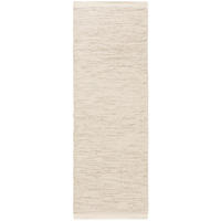 WOLLTEPPICH-LÄUFER Rocco Cream 80x250 cm - Creme, Naturmaterialien/Textil (80/250cm) - benuta Pure