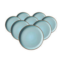 DESSERT-TELLER Visby Blau ø 20,5 cm 8er Set - Blau, Keramik (20.5cm) - Ritzenhoff Breker