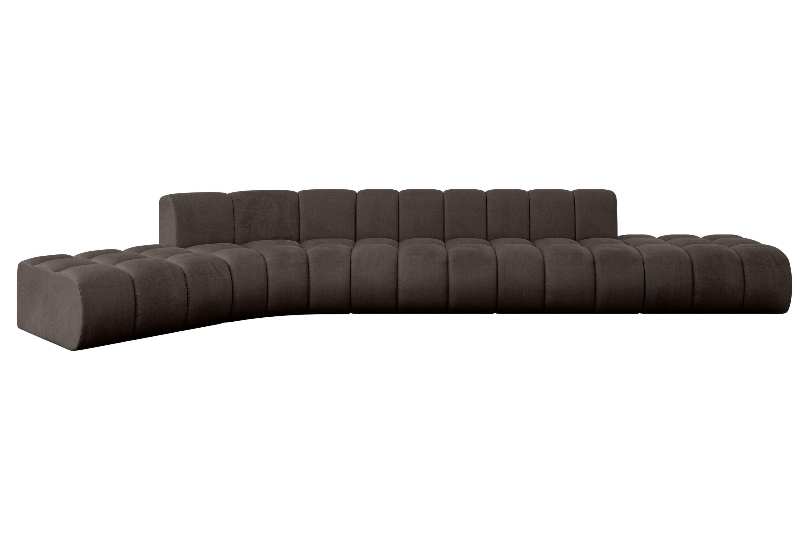 Altdecor Ecksofa Braun 471x174 cm
