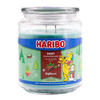 DUFTKERZE Haribo - Türkis, Glas/Naturmaterialen (13cm)
