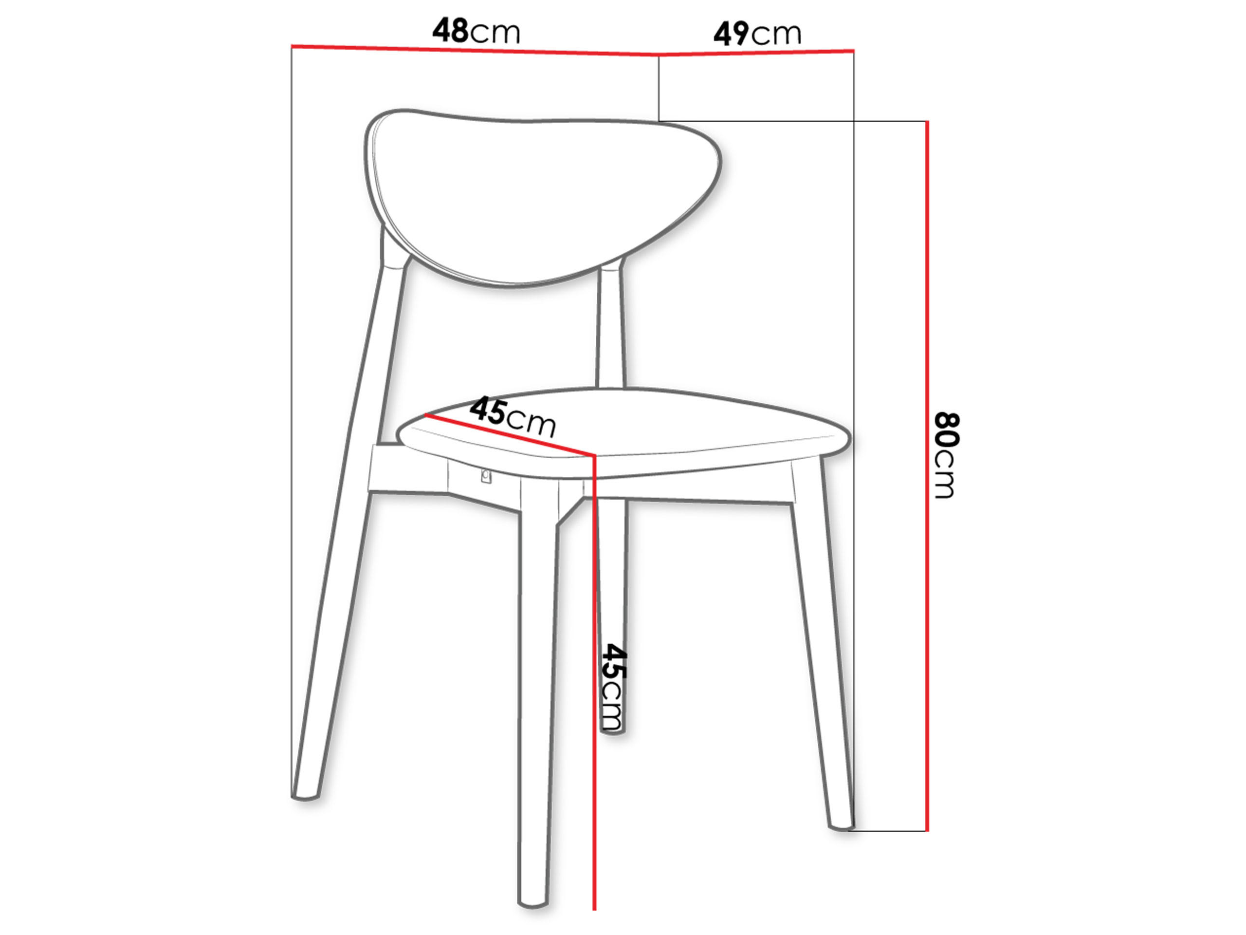 Thumbnail - Mirjan24 Wohnzimmer, Grün, Textil, Buche, 1-Sitzer, 48x80x49 cm, Esszimmer, Stühle, Esszimmerstühle, Vierfußstühle