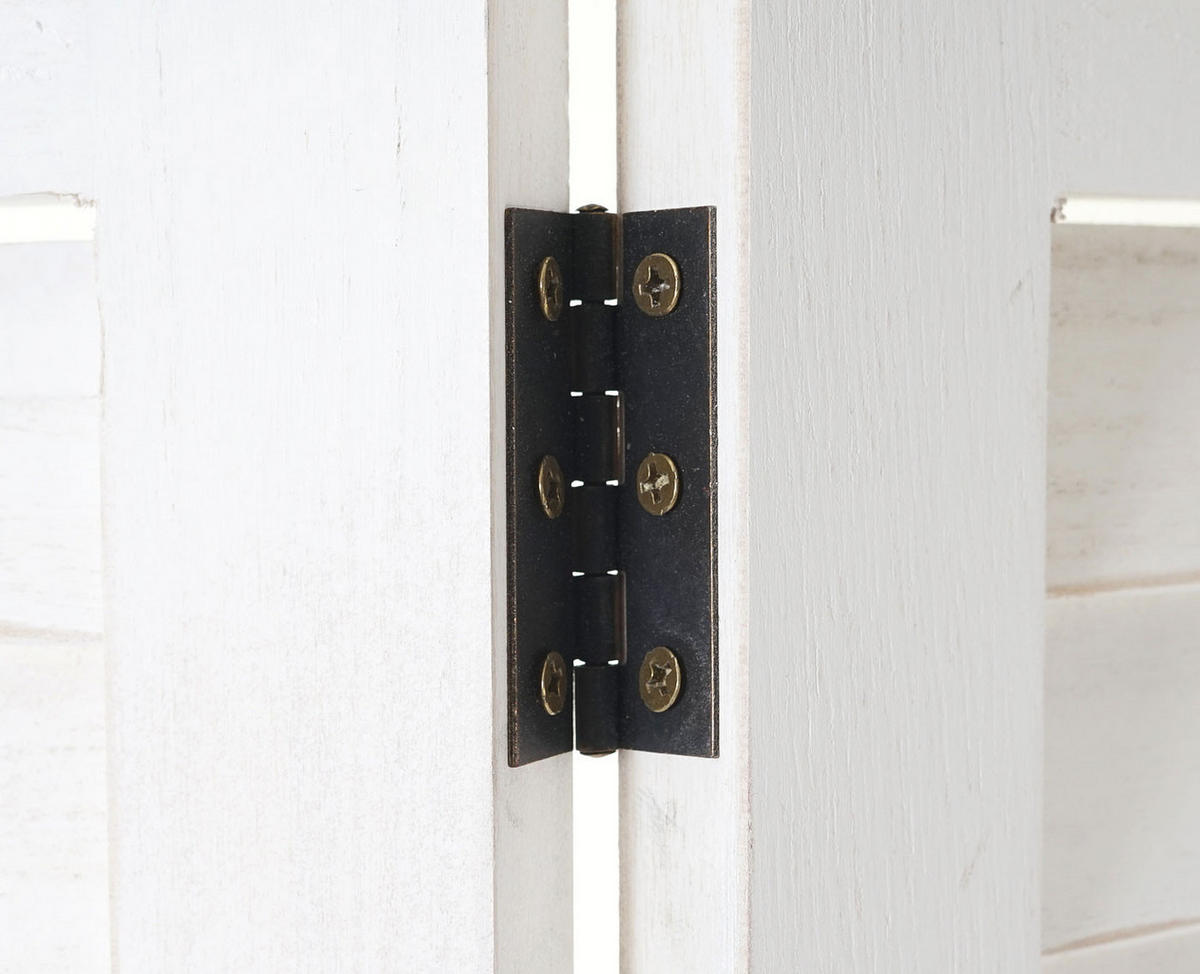 PARAVENT Weiß - Weiß, Holz (245/170/2cm) - MCW