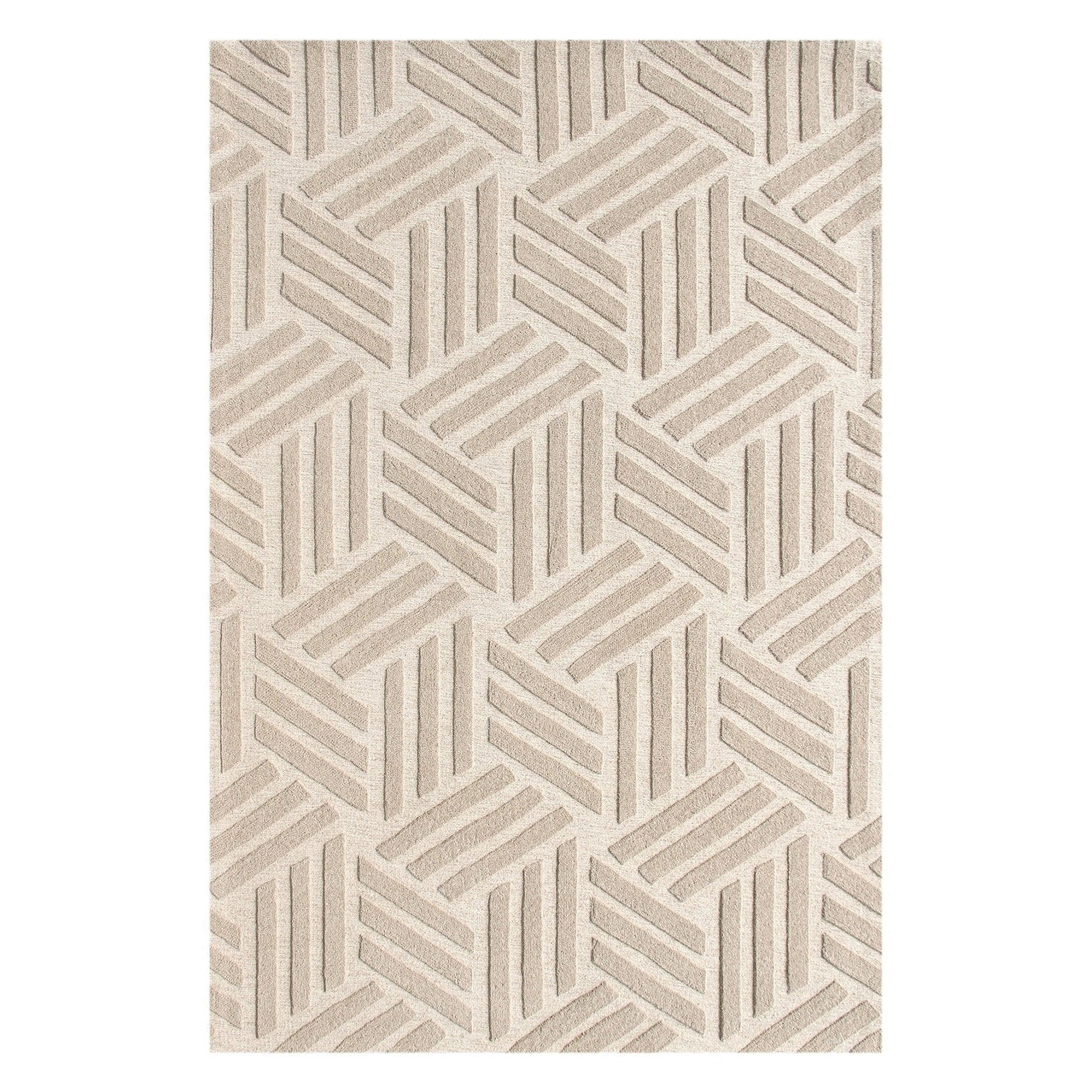 TEPPICH handgefertigt Natur beige - Beige, Naturmaterialien (120/170cm) - AFK Living