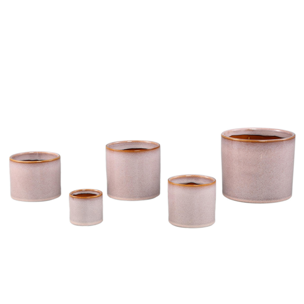 TOPF Suzann Rosa 17/17/15.5cm - Pink, Keramik (15.5cm) - PTMD Collection