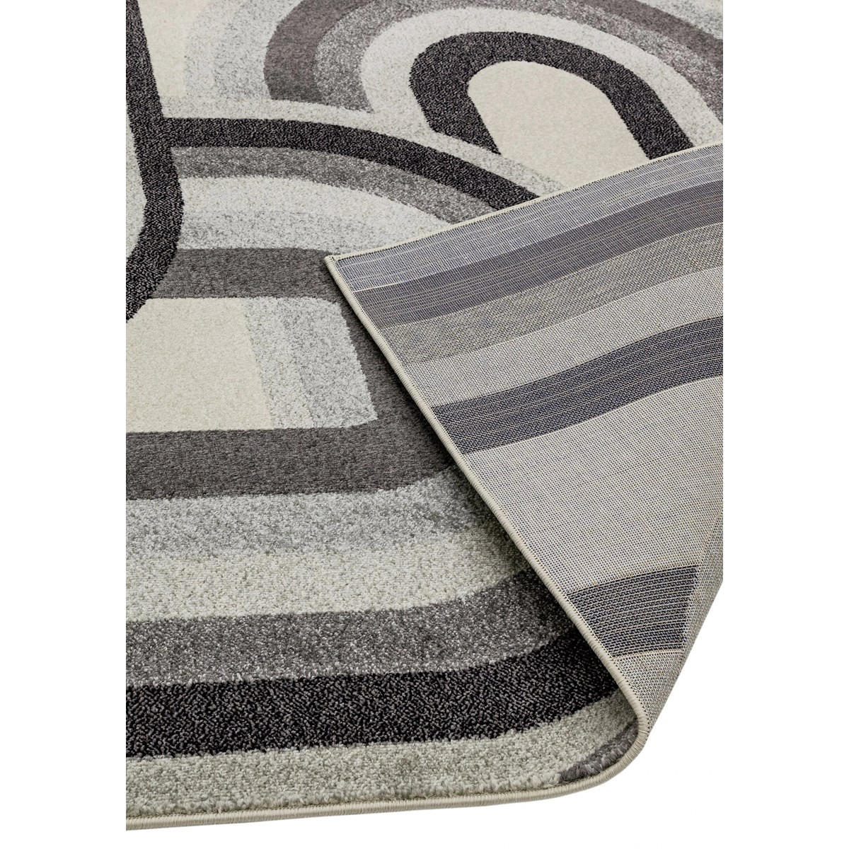 TEPPICH für Wohn- und Schlafzimmer im Retro-Stil von AVON Grau 200 x 290 cm - Grau, Textil (200/290cm) - Novatrend