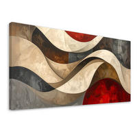 LEINWANDBILD 3D und geometrisch 120x60cm - Multicolor, Textil (120/60cm) - Feeby