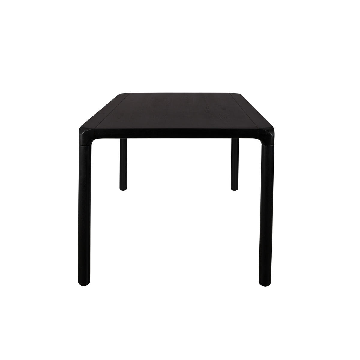 ESSTISCH Storm 220x90 cm Schwarz - Schwarz, Holz (180/90/75cm) - Zuiver