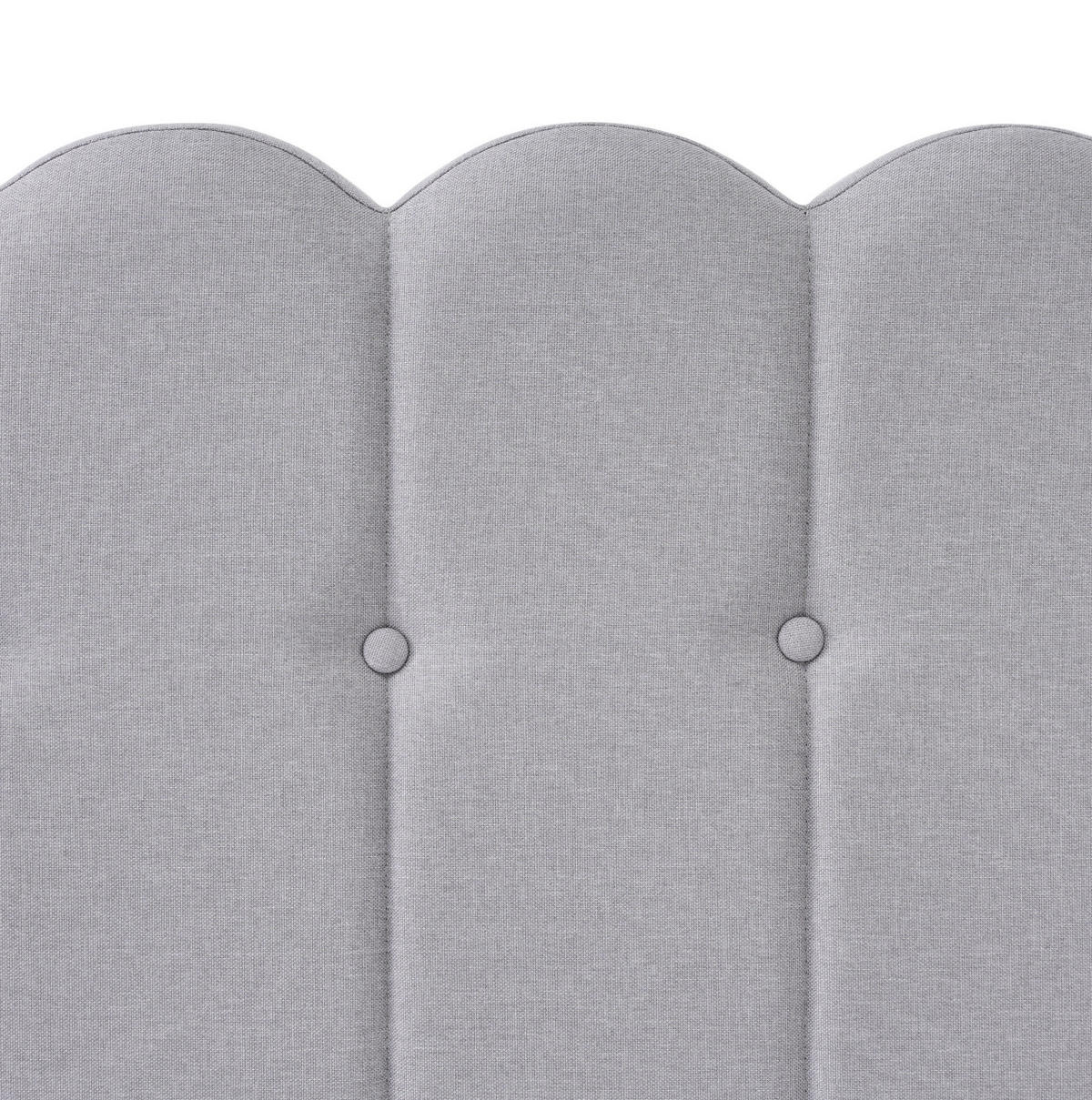 POLSTERBETT 160/200 cm Grau aus Leinen mit USB- und Typ-C-Ladefunktion - Grau, Textil (160/200cm) - OKMYHOME