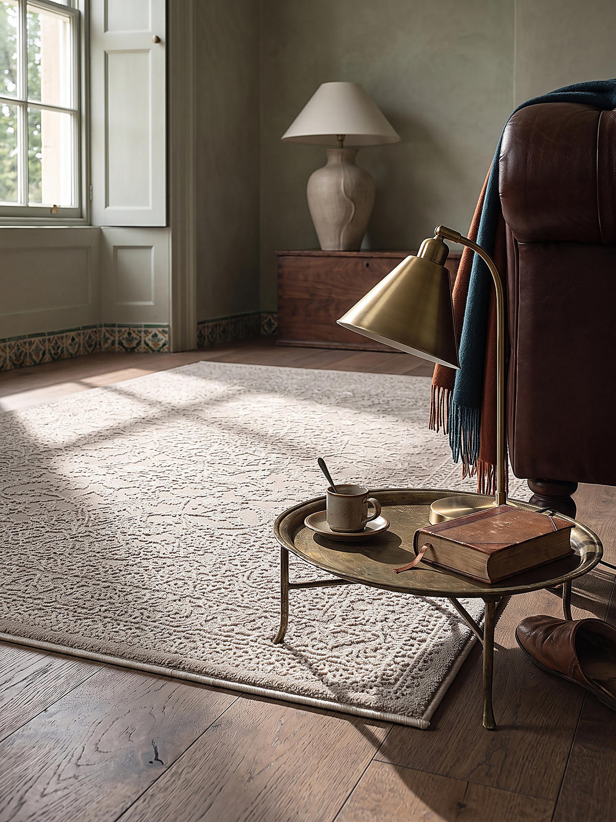 KURZFLORTEPPICH Uni KASOS Polyester Beige 200 x 290 cm - Beige, Textil (200/290cm) - KADIMA DESIGN