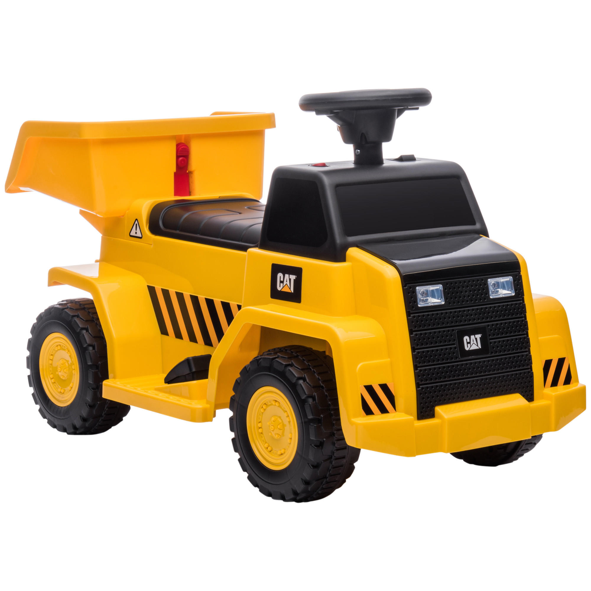 KINDER ELEKTROBAGGER, Gelb, Kunststoff+ Eisen - Gelb, Metall (74.5/36/43.5cm) - HOMCOM