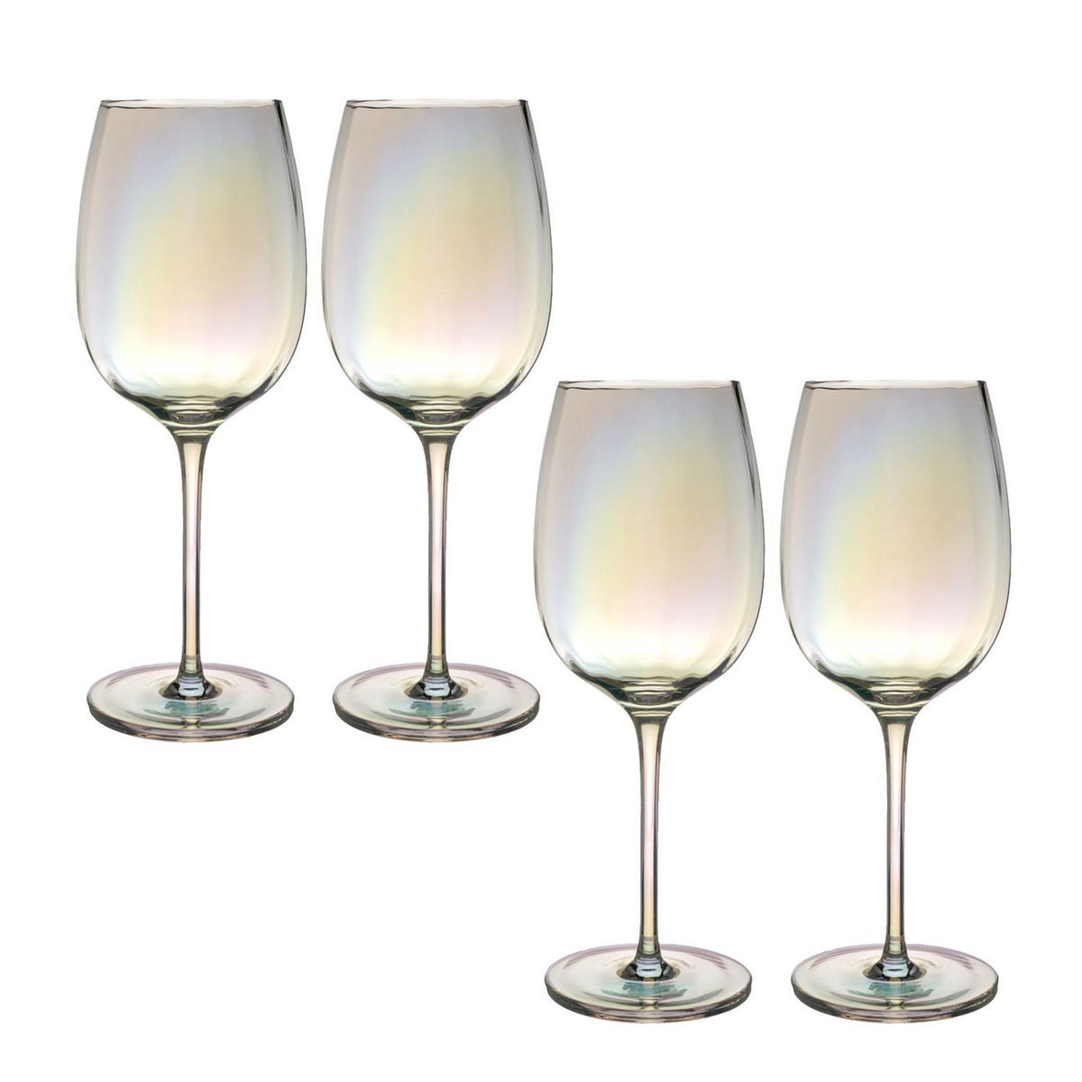 WEINGLAS SET 440 ml (4-tlg.) - Transparent, Glas (0.44L) - Intirilife