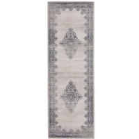 BĚHOUN Laury Šedá 80x240 cm - šedá, textil/umělá hmota (80/1cm) - KUNSTLOFT