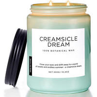 DUFTKERZE Orange Creamsicle 550 g 110 Stunden Brenndauer Sojawachs 2 Dochte - Orange, Paraffin (13cm)