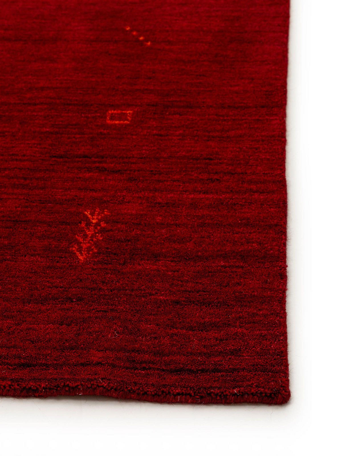 WOLLTEPPICH Jamal Rot 120x170 cm - Rot, Textil (120/1cm) - KUNSTLOFT
