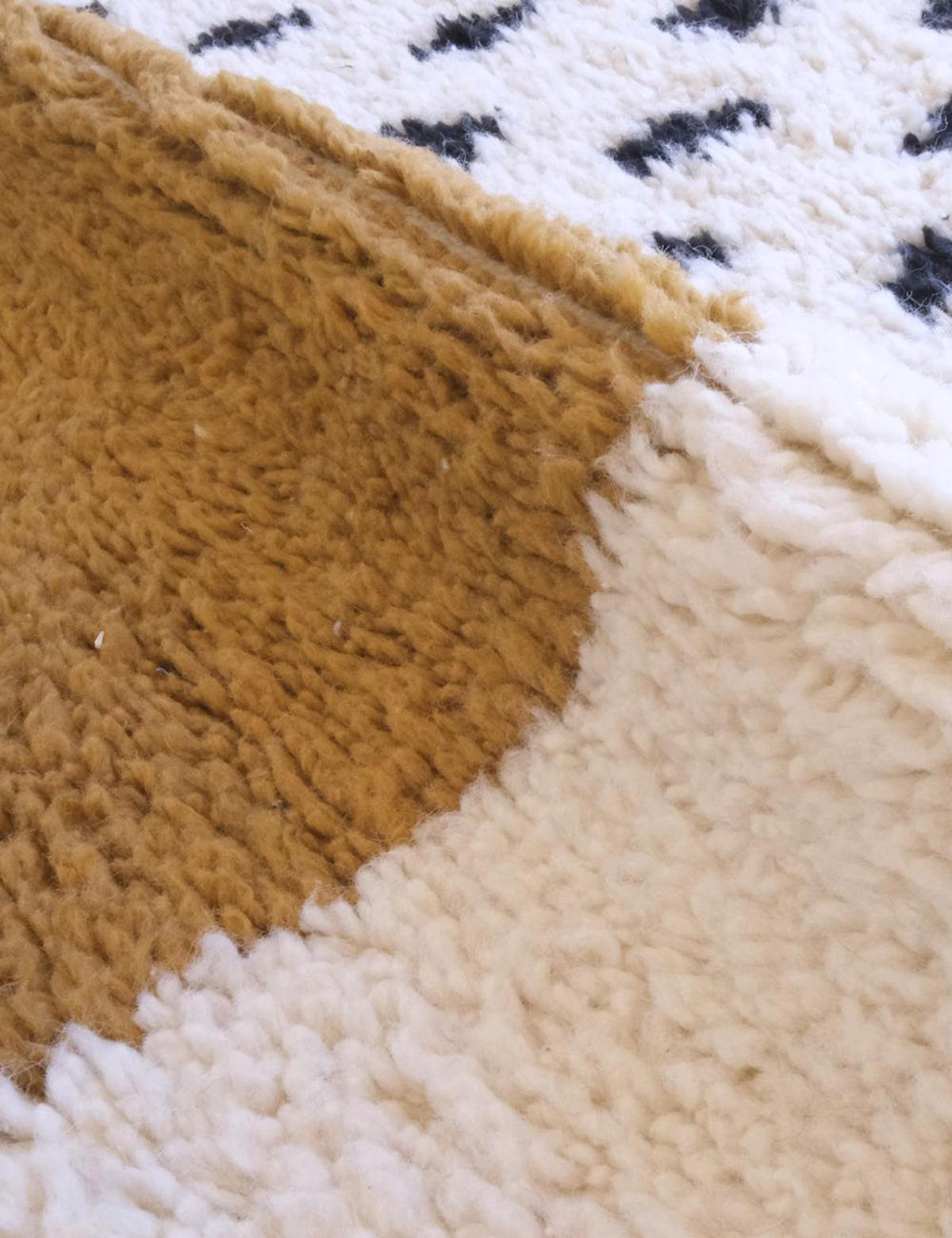 BERBERTEPPICH handgeknüpft Design aus Wolle 200x 300 cm - Braun, Naturmaterialien (200/300cm) - AFK Living