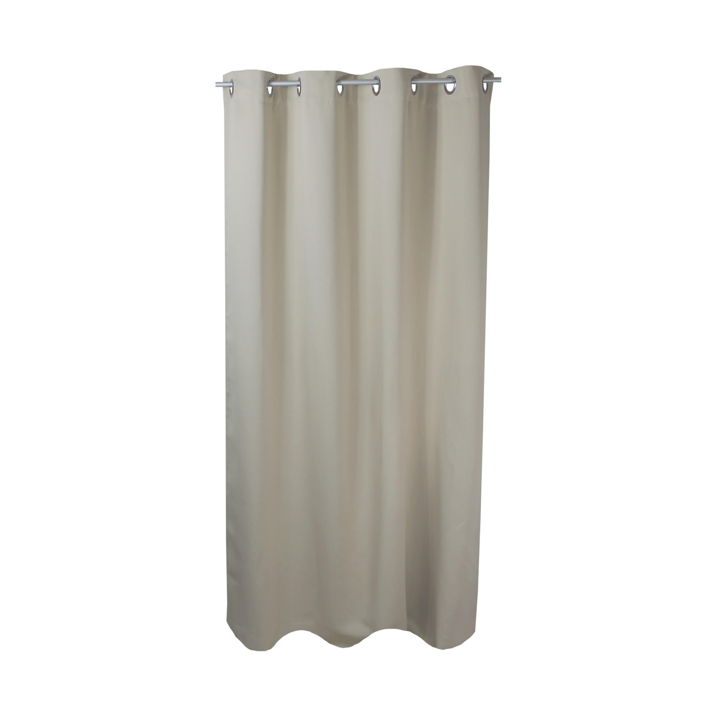 VERDUNKELUNGSVORHANG Ösen 140/175 cm Beige Sand - Sandfarben, Textil (140/175cm) - TiborTex