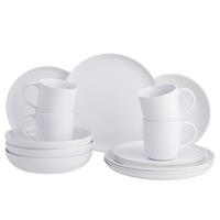 GESCHIRR-SET (16-teilig) Native - Weiß, Keramik (27/2/27cm) - BUTLERS