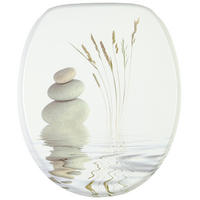 WC-SITZ Balance - Beige, Holzwerkstoff (38/6/47cm) - Sanilo