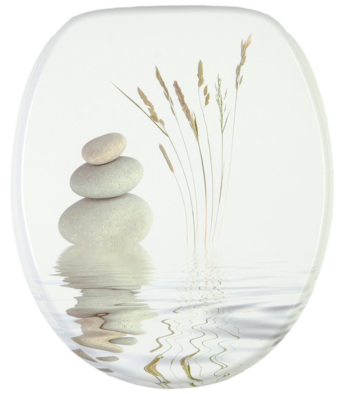 WC-SITZ Balance - Beige, Holzwerkstoff (38/6/47cm) - Sanilo