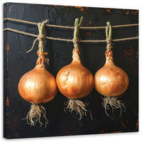 LEINWANDBILD Essen & Trinken 60x60cm - Beige, Textil (60/60cm) - Feeby