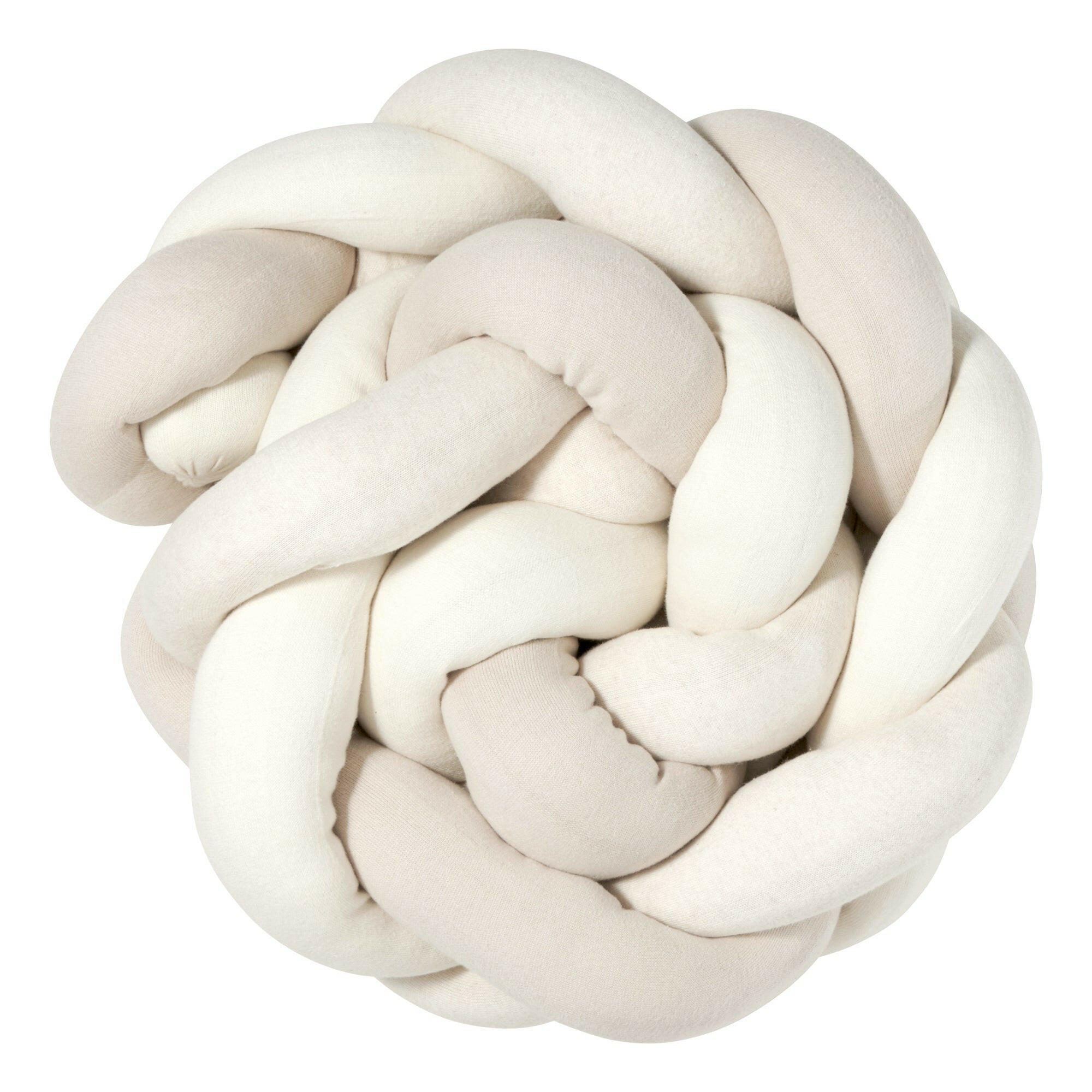 nordic coast company Bettschlange Beige, Creme 17x200 cm