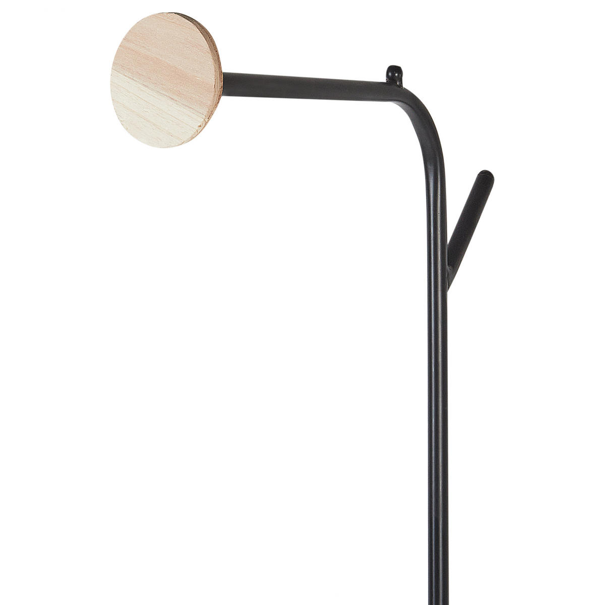 KLEIDERSTÄNDER Metall schwarz 171 cm Eureka - Schwarz, Metall (48/171/30cm) - Beliani