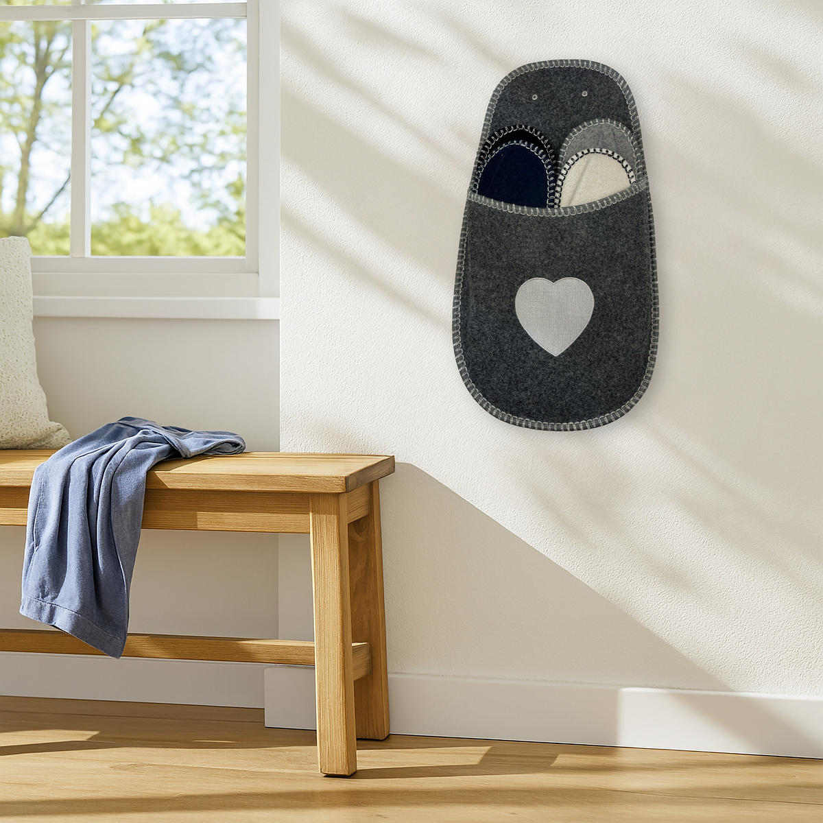 6XPANTOFLE pro hosty - různobarevná, textil (28/50/6cm) - Relaxdays