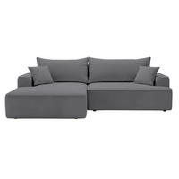 ECKSOFA California Grau Links - Grau, Holz/Textil (165/270cm) - Graingold