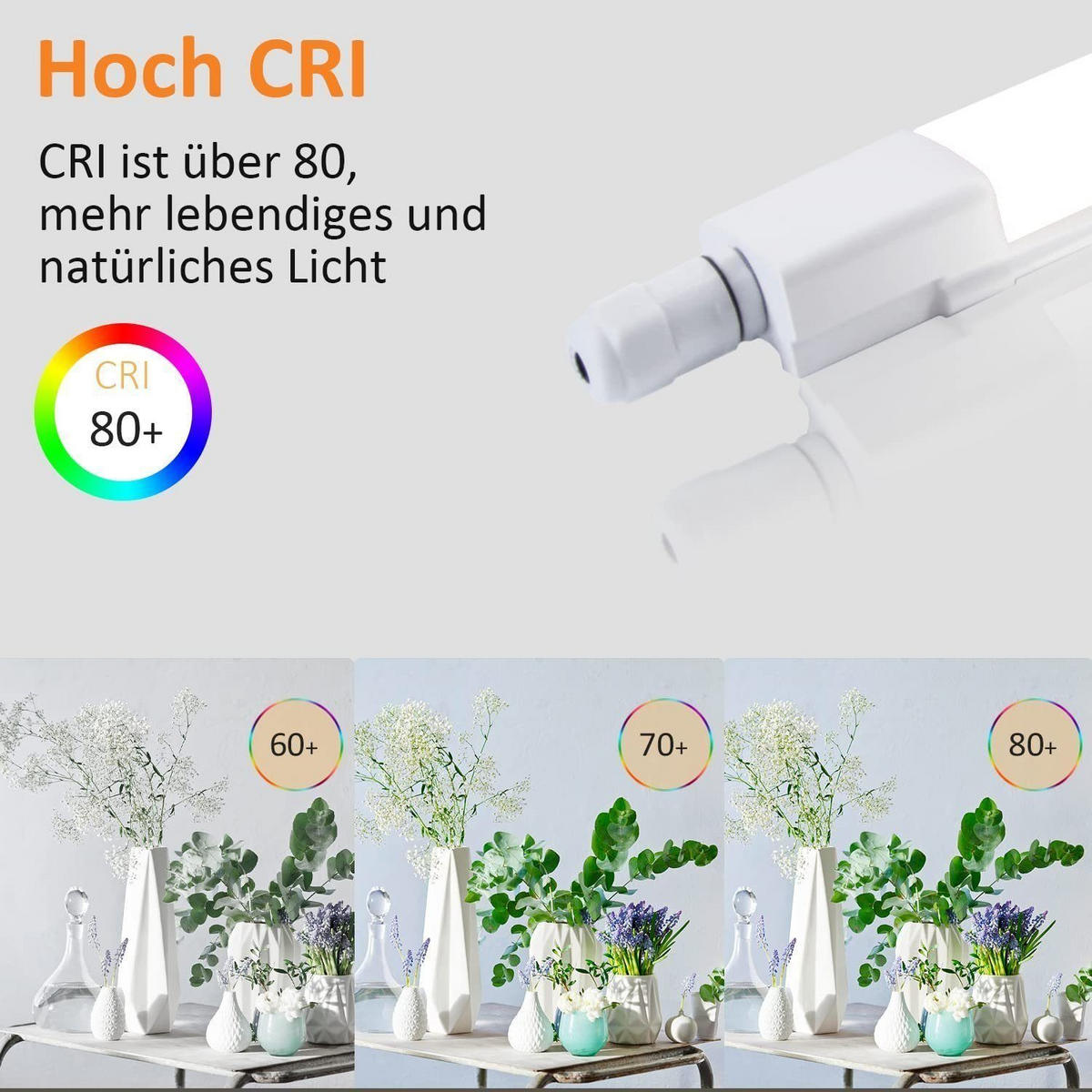 LED-DECKENLEUCHTE 120/5.1/3.1 cm - Weiß, Kunststoff (120/5.1/3.1cm) - Nettlife