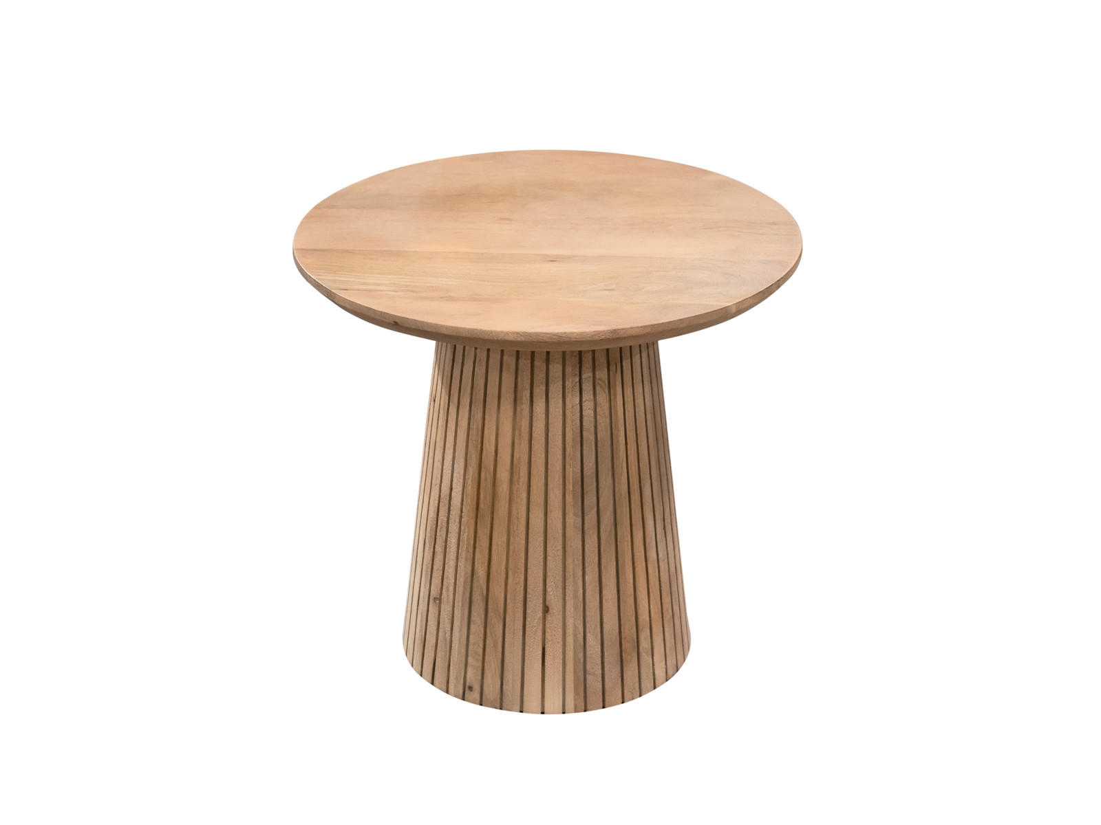 COUCHTISCH Helena Mangoholz Durchmesser 50 cm Natur - Naturfarben, Holz (50/50/46cm)