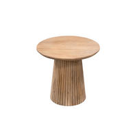 COUCHTISCH Helena Mangoholz Durchmesser 50 cm Natur - Naturfarben, Holz (50/50/46cm)