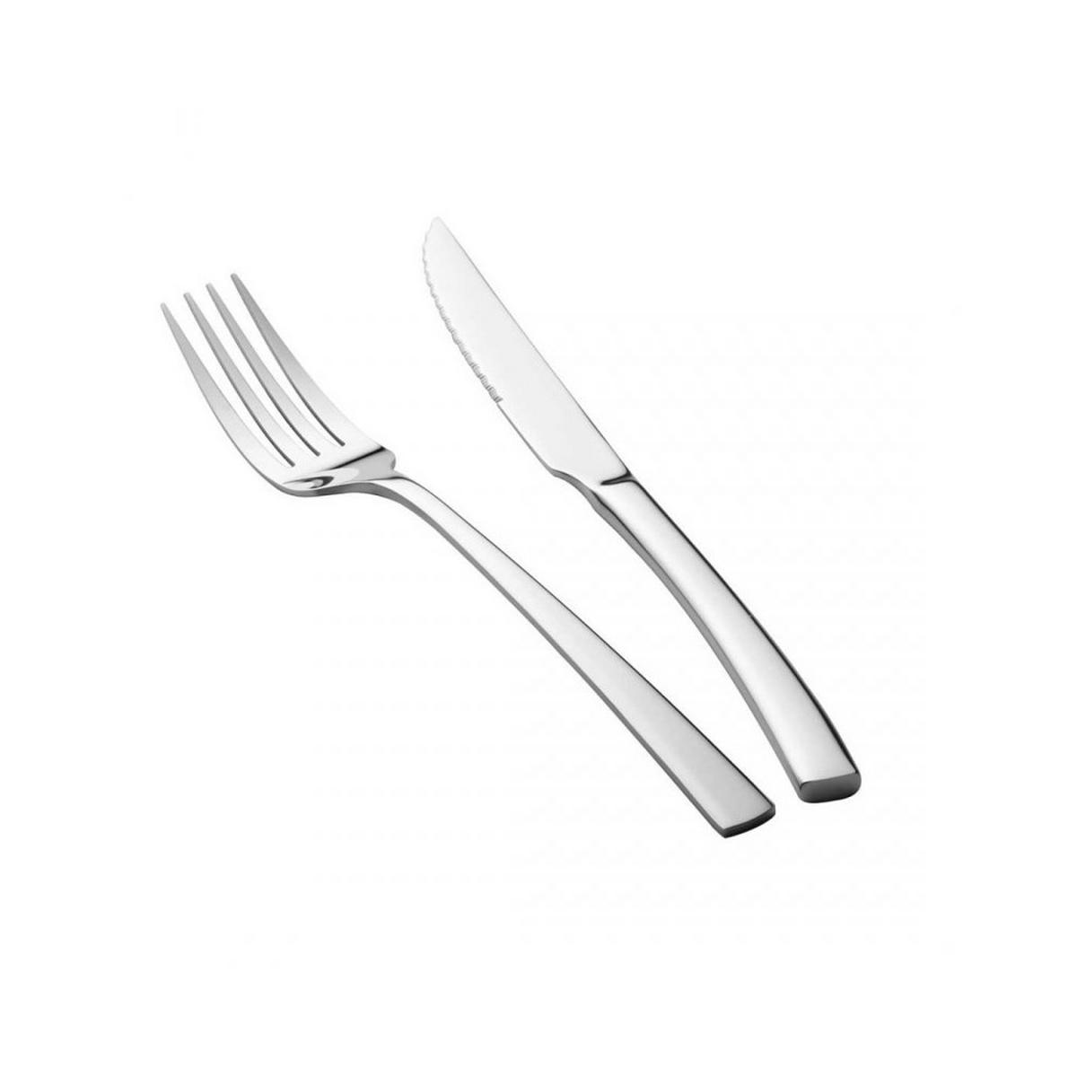 BESTECKSET Silber 30/20/5 cm BH3046 - Silberfarben, Metall - Berlinger Haus
