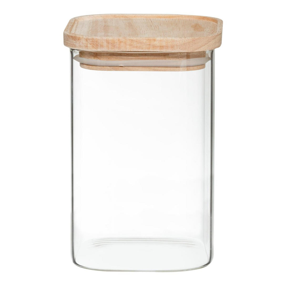 AUFBEWAHRUNGSBEHÄLTER für Lebensmittel 23/11,5/27 cm - Transparent, Holz (11.5/27/23cm) - 5five Simply Smart