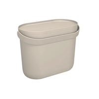 BIOMÜLLEIMER 8 L, sandbeige - Beige, Kunststoff (16/25/31cm) - GARANTIA