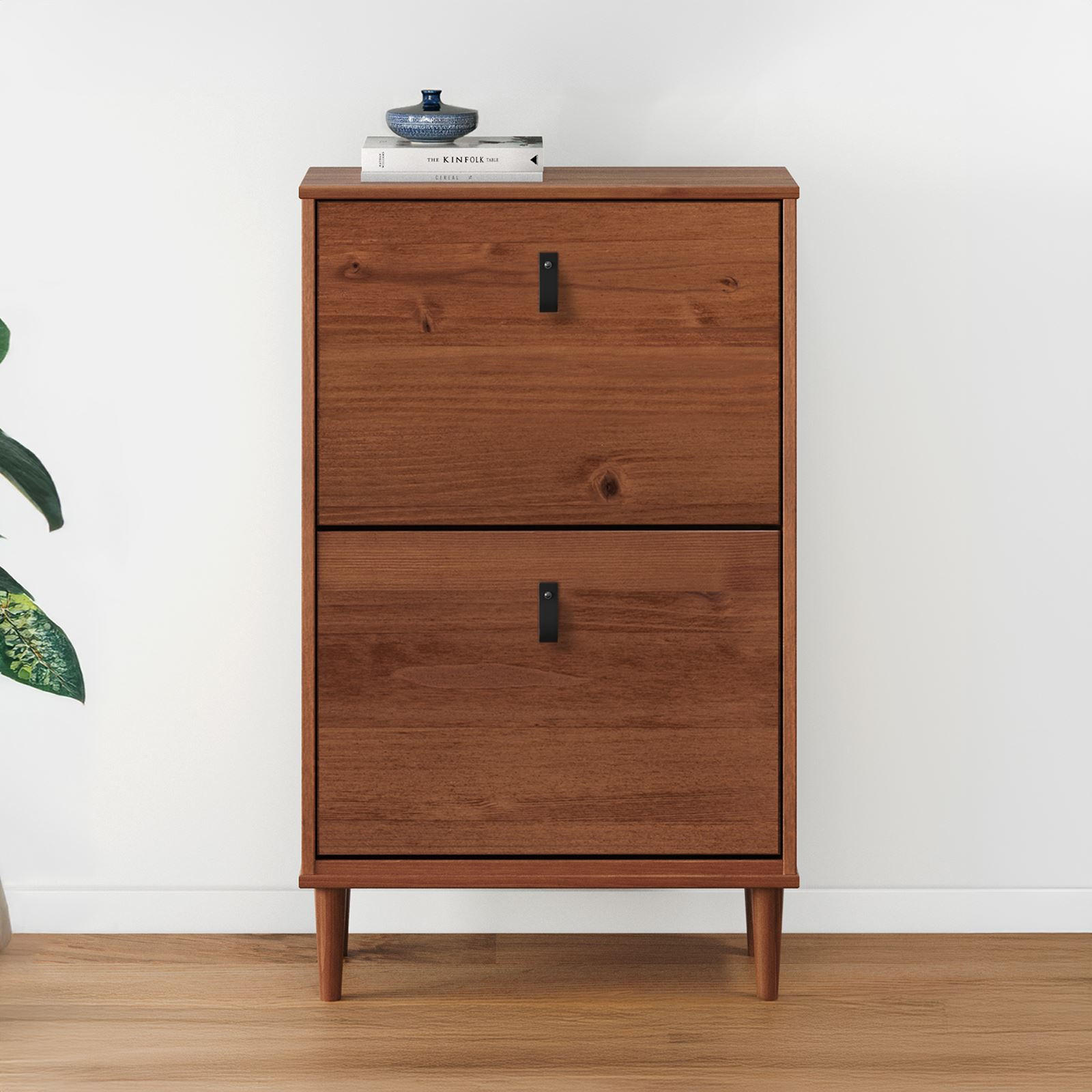 SCHUHKIPPER MIKKA - Kastanienfarben, Holz (59/96/25cm) - IDIMEX