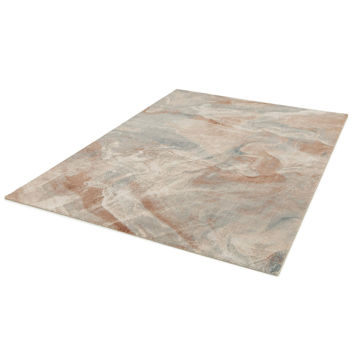 ABSTRAKTER Teppich aus recycelten Fasern mehrfarbig - Multicolor, Textil (200/290cm) - AFK Living