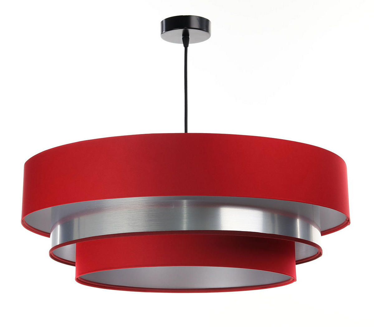 HÄNGELEUCHTE Rot 60/20 cm - Rot, Kunststoff (60/1.5/20cm) - ONZENO
