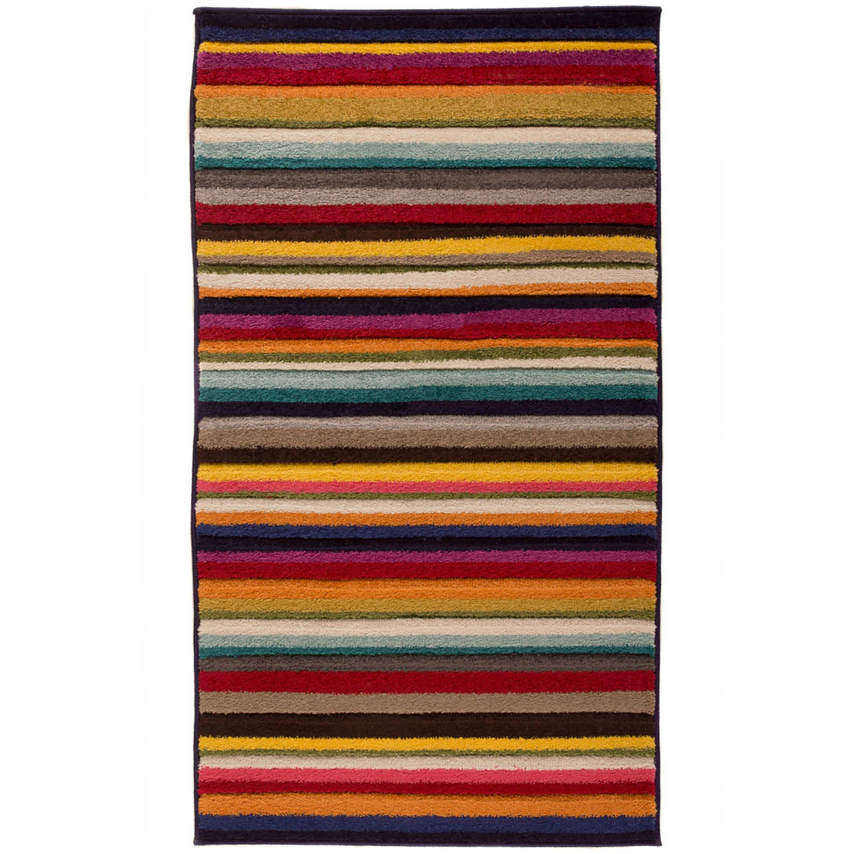 TEPPICH Streifen-Bunt, pflegeleicht MEON JAY, Multi 120x170 cm - Multicolor, Textil (120/170cm) - KADIMA DESIGN