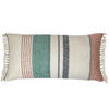 DEKOKISSEN Bouclé mehrfarbig Pastelltönen 37x70 - Türkis/Multicolor, Textil (70/37/12cm) - Malagoon