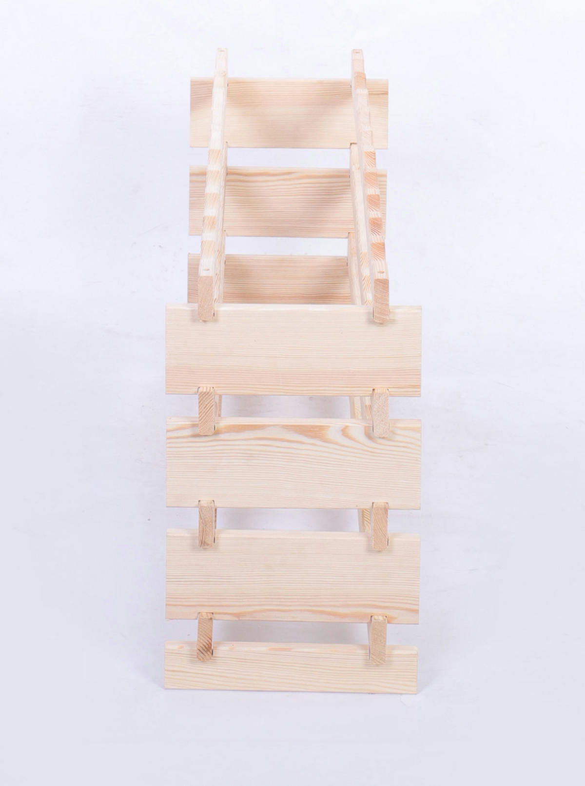 WEINREGAL VINOTECA FLEX PRO HxBxT 51x103x28cm 40 Flaschen auf 4 Ebenen Natur unbehandelt - Naturfarben, Holz (103/51/28cm) - PROREGAL