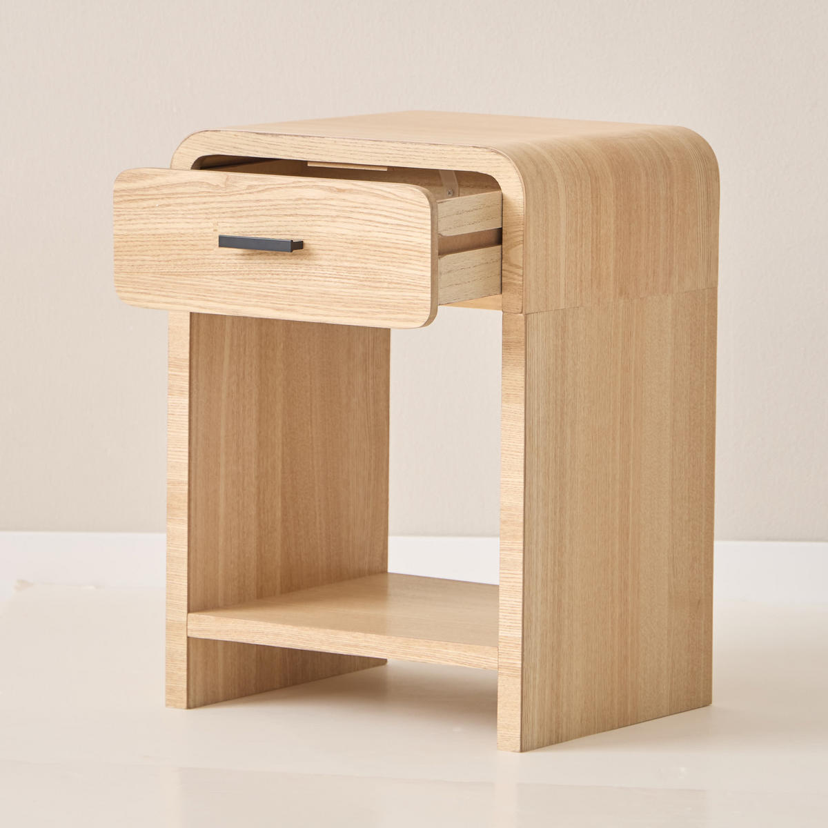 NACHTTISCH Rund Braun 40 x 34 x 56 cm - Braun, Holz (40/56/34cm) - Nordlys